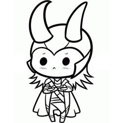Disegno da colorare: Loki (Supereroi e Supercattivi) #172526 - Pagine da Colorare Stampabili Gratuite