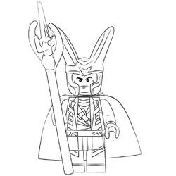 Disegno da colorare: Loki (Supereroi e Supercattivi) #172532 - Pagine da Colorare Stampabili Gratuite