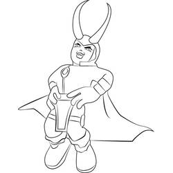 Disegno da colorare: Loki (Supereroi e Supercattivi) #172534 - Pagine da Colorare Stampabili Gratuite