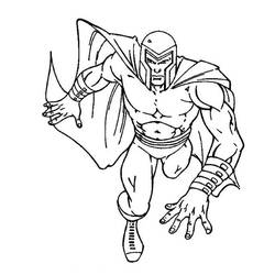 Disegni da colorare: Magneto - Pagine da Colorare Stampabili Gratuite