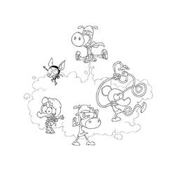 Disegno da colorare: MiniAvengers (Supereroi e Supercattivi) #45826 - Pagine da Colorare Stampabili Gratuite