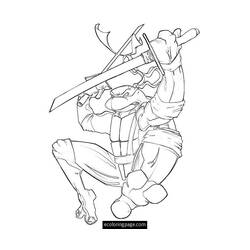 Disegno da colorare: Ninja Turtles (Supereroi e Supercattivi) #75458 - Pagine da Colorare Stampabili Gratuite
