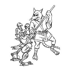 Disegno da colorare: Ninja Turtles (Supereroi e Supercattivi) #75681 - Pagine da Colorare Stampabili Gratuite