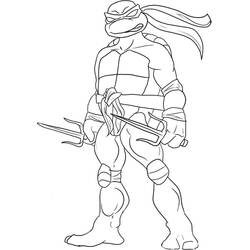 Disegno da colorare: Ninja Turtles (Supereroi e Supercattivi) #75692 - Pagine da Colorare Stampabili Gratuite