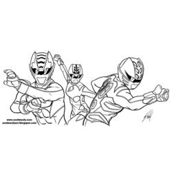 Disegni da colorare: Power Rangers - Pagine da Colorare Stampabili Gratuite