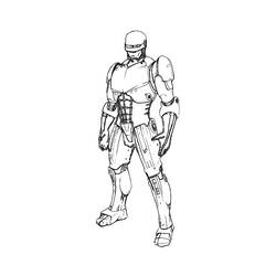 Disegno da colorare: RoboCop (Supereroi e Supercattivi) #71340 - Pagine da Colorare Stampabili Gratuite