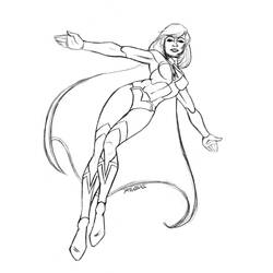 Disegno da colorare: Supergirl (Supereroi e Supercattivi) #83940 - Pagine da Colorare Stampabili Gratuite