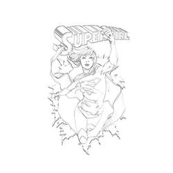 Disegno da colorare: Supergirl (Supereroi e Supercattivi) #83941 - Pagine da Colorare Stampabili Gratuite