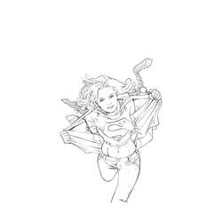 Disegno da colorare: Supergirl (Supereroi e Supercattivi) #83963 - Pagine da Colorare Stampabili Gratuite