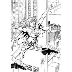 Disegno da colorare: Supergirl (Supereroi e Supercattivi) #83982 - Pagine da Colorare Stampabili Gratuite