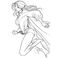 Disegno da colorare: Supergirl (Supereroi e Supercattivi) #84053 - Pagine da Colorare Stampabili Gratuite