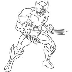 Disegni da colorare: Wolverine - Pagine da Colorare Stampabili Gratuite