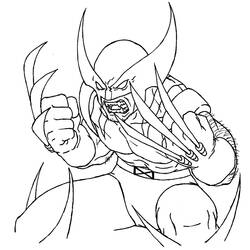 Disegno da colorare: Wolverine (Supereroi e Supercattivi) #74855 - Pagine da Colorare Stampabili Gratuite