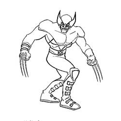 Disegno da colorare: Wolverine (Supereroi e Supercattivi) #74864 - Pagine da Colorare Stampabili Gratuite