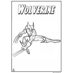 Disegno da colorare: Wolverine (Supereroi e Supercattivi) #74950 - Pagine da Colorare Stampabili Gratuite
