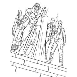 Disegno da colorare: X-Men (Supereroi e Supercattivi) #74363 - Pagine da Colorare Stampabili Gratuite