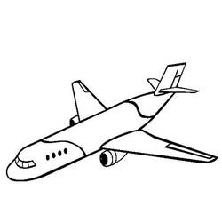 Disegni da colorare: Aereo - Pagine da Colorare Stampabili Gratuite