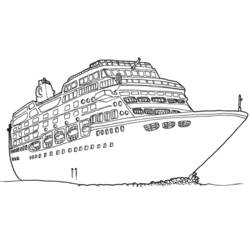 Disegno da colorare: Barca / Nave (Trasporti) #137467 - Pagine da Colorare Stampabili Gratuite