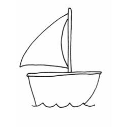 Disegno da colorare: Barca / Nave (Trasporti) #137477 - Pagine da Colorare Stampabili Gratuite