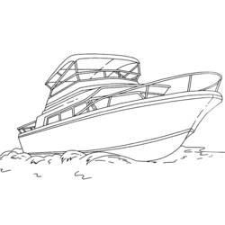 Disegno da colorare: Barca / Nave (Trasporti) #137510 - Pagine da Colorare Stampabili Gratuite