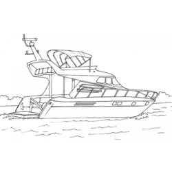 Disegno da colorare: Barca / Nave (Trasporti) #137564 - Pagine da Colorare Stampabili Gratuite