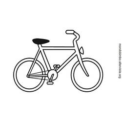 Disegni da colorare: Bicicletta - Pagine da Colorare Stampabili Gratuite