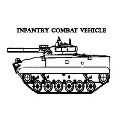 Disegno da colorare: Carro Armato (Trasporti) #138023 - Pagine da Colorare Stampabili Gratuite