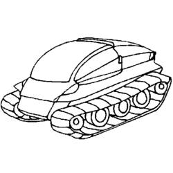 Disegno da colorare: Carro Armato (Trasporti) #138025 - Pagine da Colorare Stampabili Gratuite
