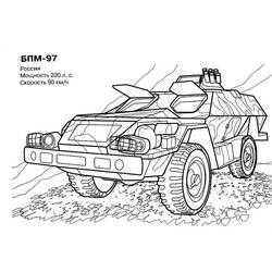 Disegno da colorare: Carro Armato (Trasporti) #138033 - Pagine da Colorare Stampabili Gratuite