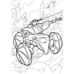 Disegno da colorare: Carro Armato (Trasporti) #138070 - Pagine da Colorare Stampabili Gratuite
