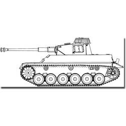Disegno da colorare: Carro Armato (Trasporti) #138082 - Pagine da Colorare Stampabili Gratuite