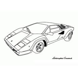 Disegni da colorare: Lamborghini - Pagine da Colorare Stampabili Gratuite