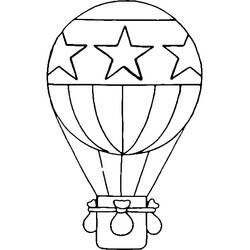 Disegni da colorare: Mongolfiera - Pagine da Colorare Stampabili Gratuite