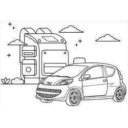 Disegni da colorare: Peugeot - Pagine da Colorare Stampabili Gratuite