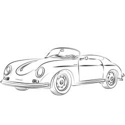 Disegni da colorare: Porsche - Pagine da Colorare Stampabili Gratuite