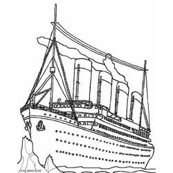 Disegni da colorare: Titanic - Pagine da Colorare Stampabili Gratuite