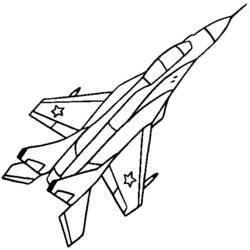 Disegno da colorare: aereo militare (Trasporto) #141061 - Pagine da Colorare Stampabili Gratuite