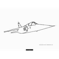 Disegno da colorare: aereo militare (Trasporto) #141091 - Pagine da Colorare Stampabili Gratuite