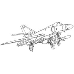 Disegno da colorare: aereo militare (Trasporto) #141093 - Pagine da Colorare Stampabili Gratuite