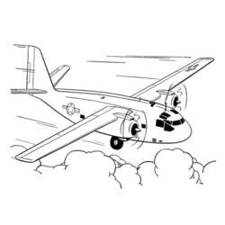 Disegno da colorare: aereo militare (Trasporto) #141171 - Pagine da Colorare Stampabili Gratuite