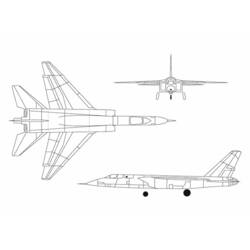 Disegno da colorare: aereo militare (Trasporto) #141240 - Pagine da Colorare Stampabili Gratuite