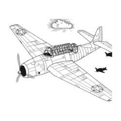 Disegno da colorare: aereo militare (Trasporto) #141245 - Pagine da Colorare Stampabili Gratuite