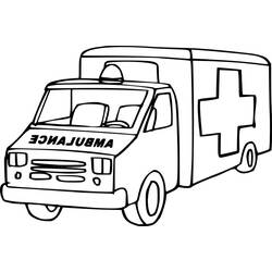 Disegno da colorare: Ambulanza (Trasporto) #136753 - Pagine da Colorare Stampabili Gratuite