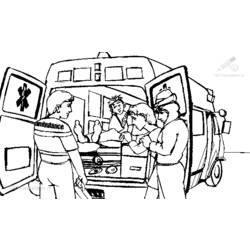 Disegno da colorare: Ambulanza (Trasporto) #136778 - Pagine da Colorare Stampabili Gratuite