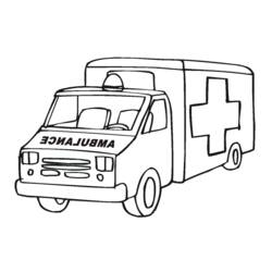 Disegno da colorare: Ambulanza (Trasporto) #136783 - Pagine da Colorare Stampabili Gratuite