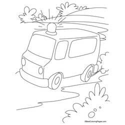Disegno da colorare: Ambulanza (Trasporto) #136823 - Pagine da Colorare Stampabili Gratuite