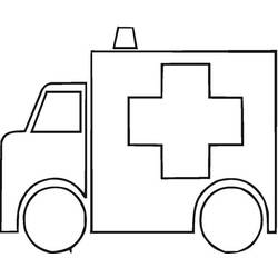 Disegno da colorare: Ambulanza (Trasporto) #136843 - Pagine da Colorare Stampabili Gratuite