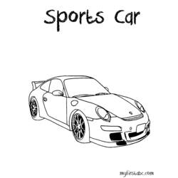 Disegno da colorare: Auto sportiva / messa a punto (Trasporto) #146982 - Pagine da Colorare Stampabili Gratuite