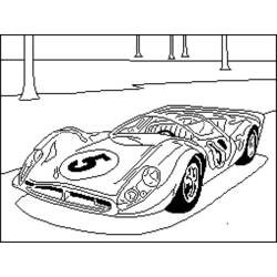 Disegno da colorare: Auto sportiva / messa a punto (Trasporto) #147094 - Pagine da Colorare Stampabili Gratuite