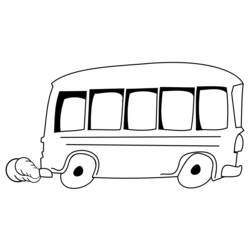 Disegno da colorare: Autobus / Pullman (Trasporto) #135281 - Pagine da Colorare Stampabili Gratuite